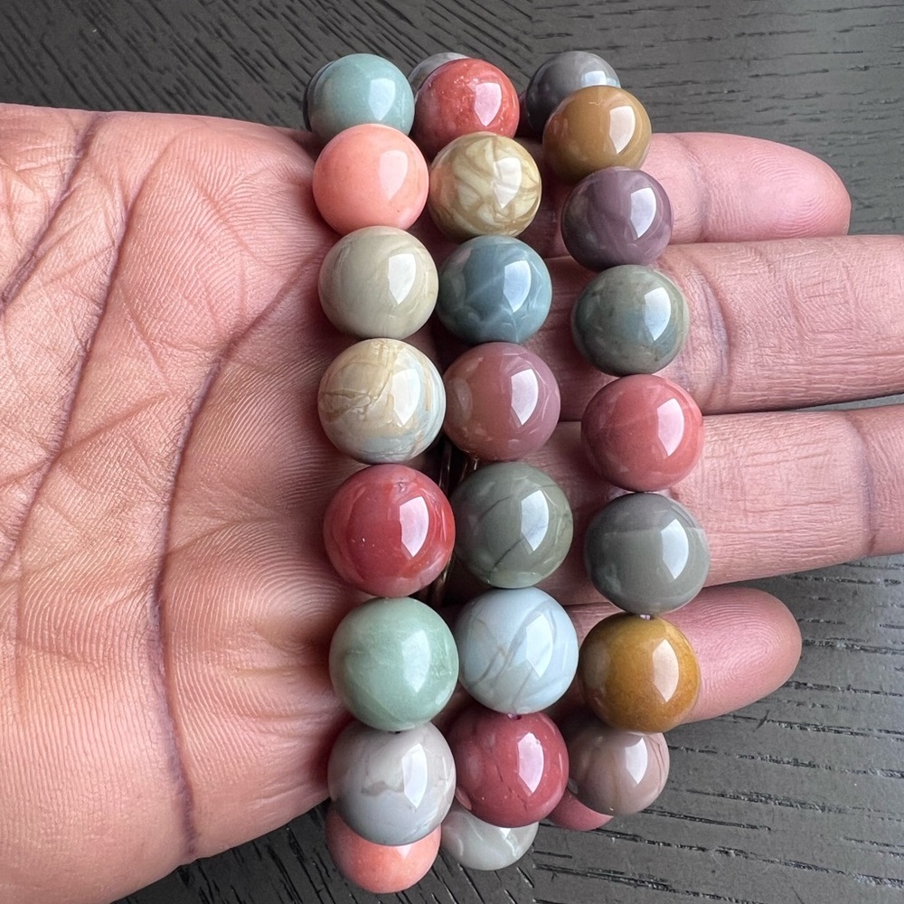 Alashan agate bracelet  SIZE 6.75’ (one) - Picture 4 of 4